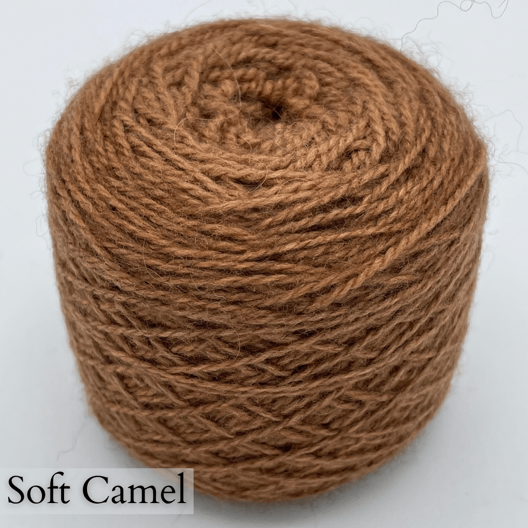 Bison Velvety Blend: Bison and Merino Yarn