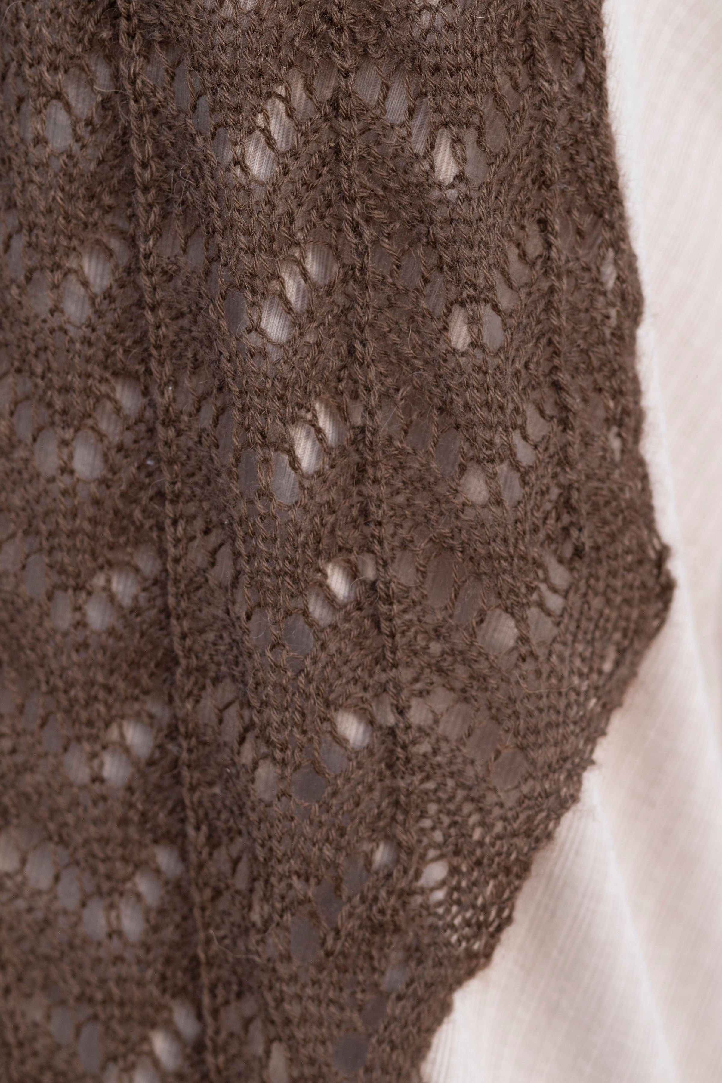 Bison Lace Scarf