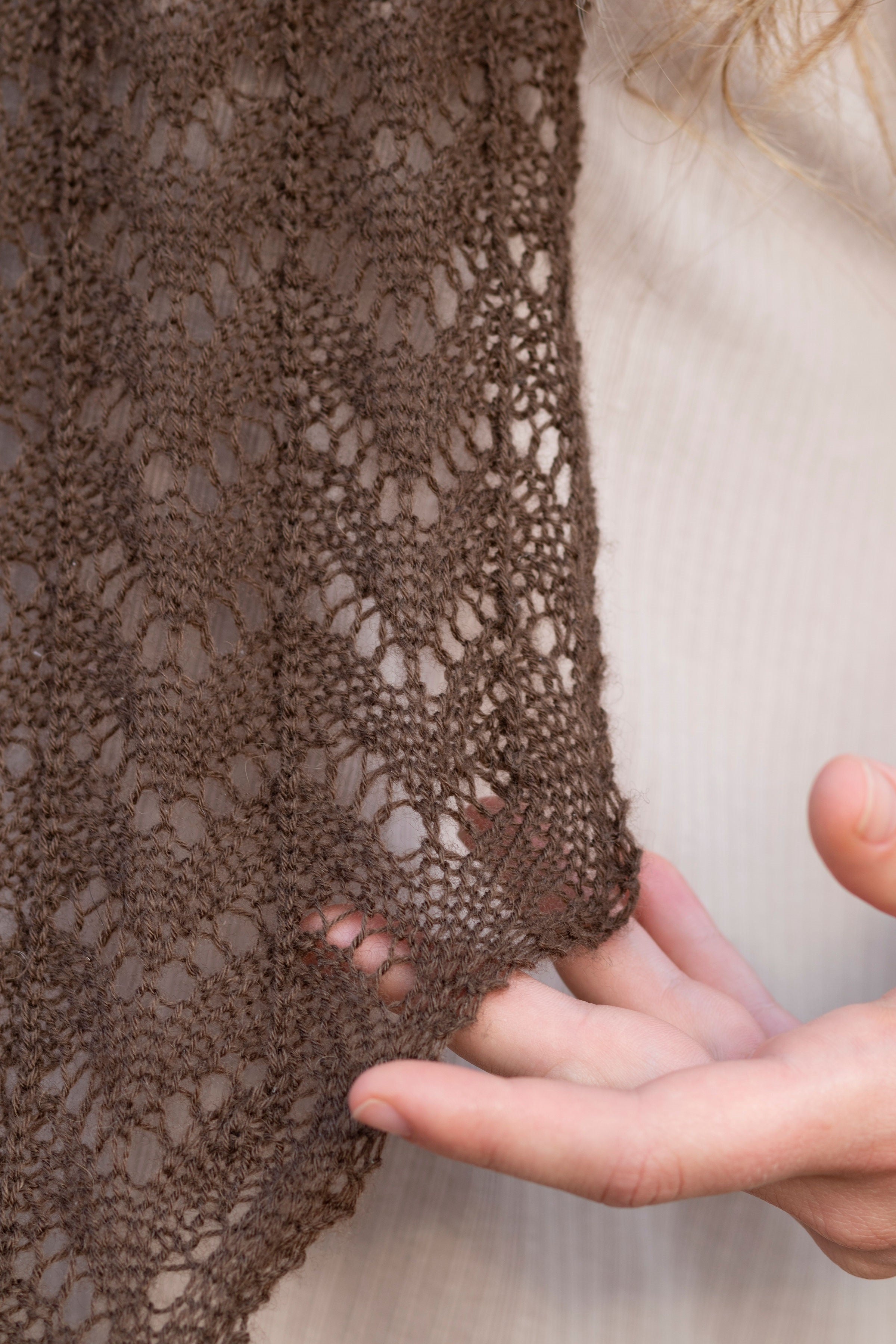 Bison Lace Scarf