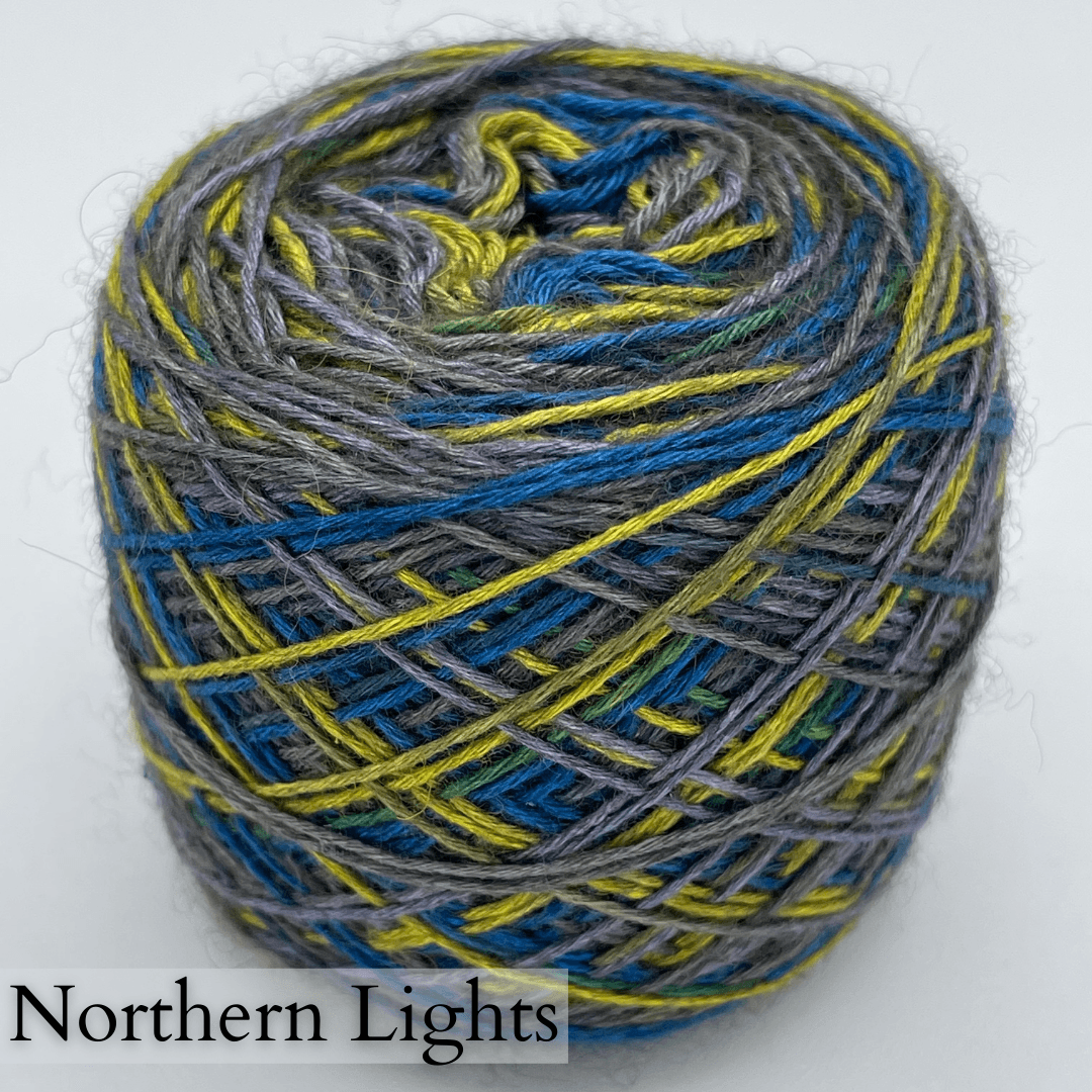 Bison Variegated Blend: Bison and Silk Yarn – Windy Valley