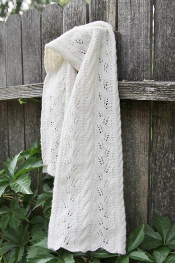 Lacy Ferns and Cables Pattern