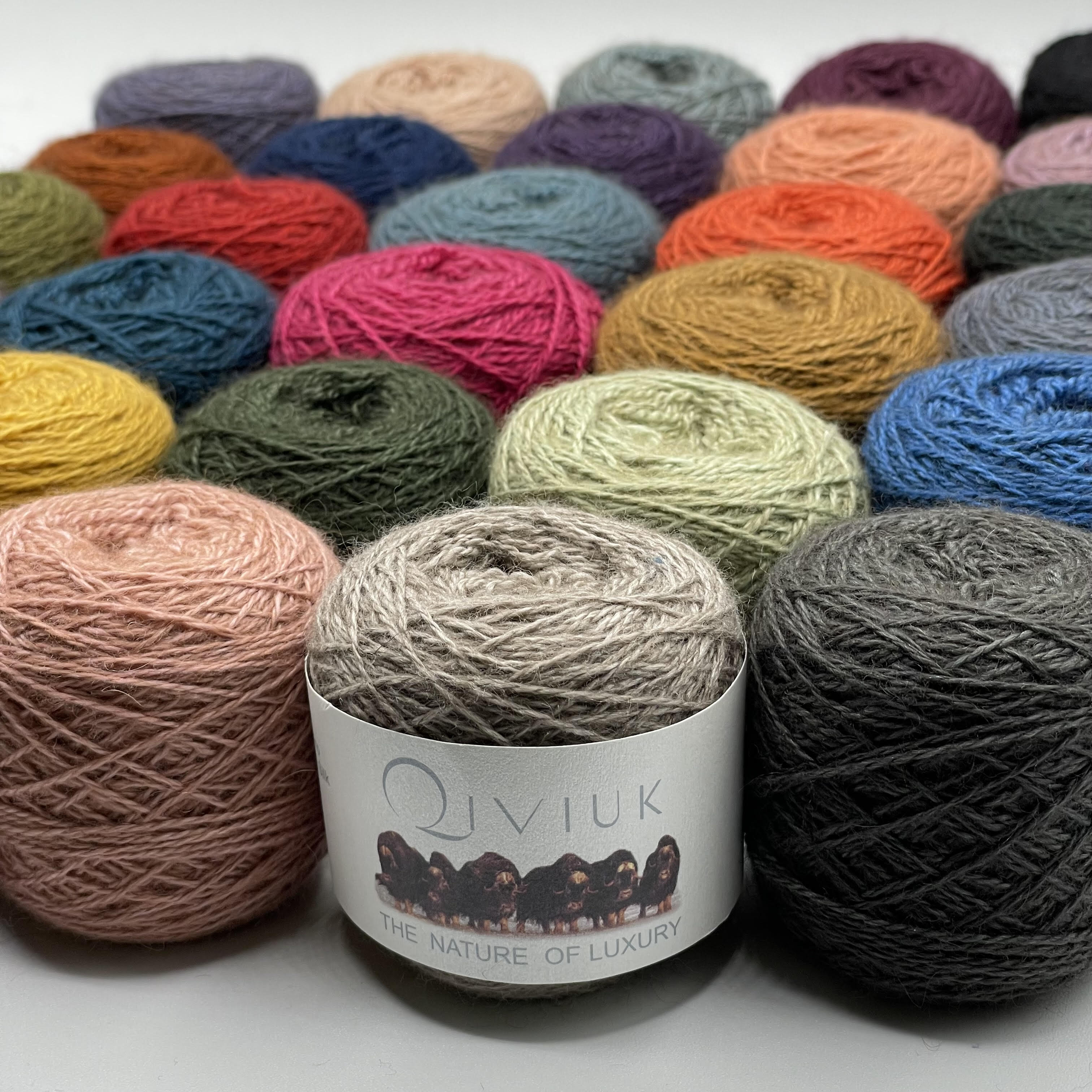 Luxury Blend: Qiviut, Merino and Silk Yarn