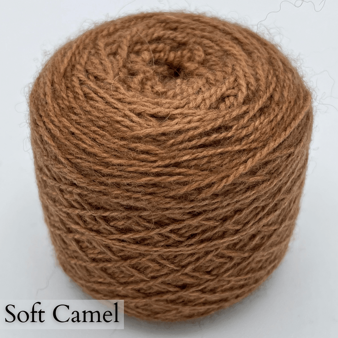 Bison Velvety Blend: Bison and Merino Yarn