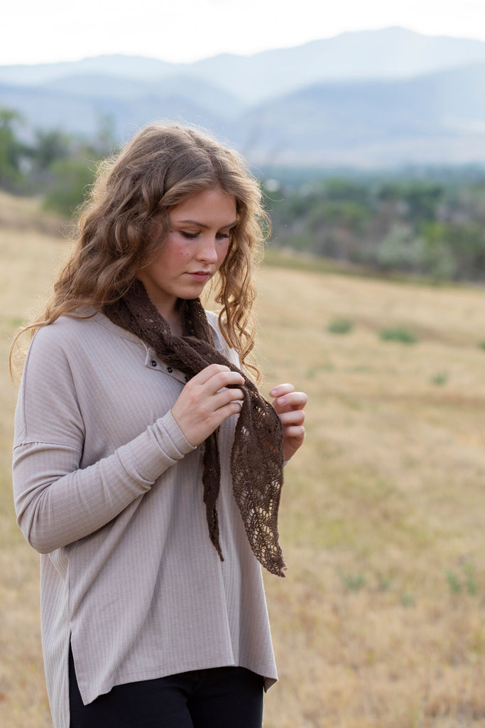 Bison Lace Scarf
