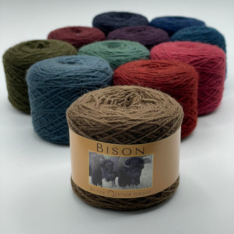 Pure Bison: 100% Bison Yarn – Windy Valley Muskox